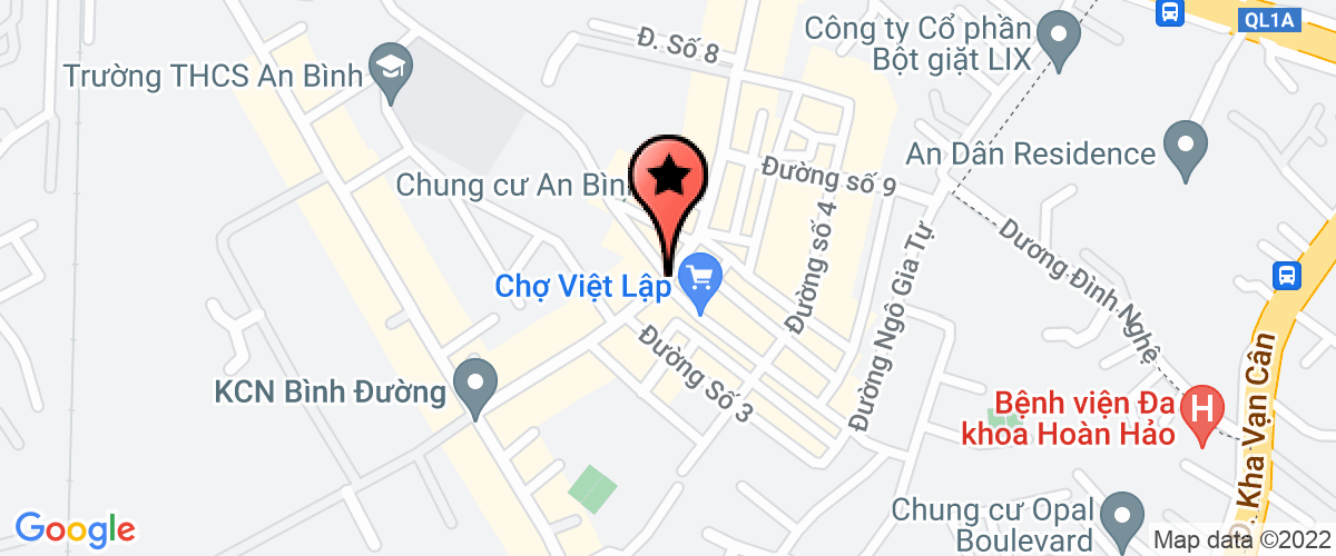 Bản đồ đến Công Ty TNHH Minh An Jr