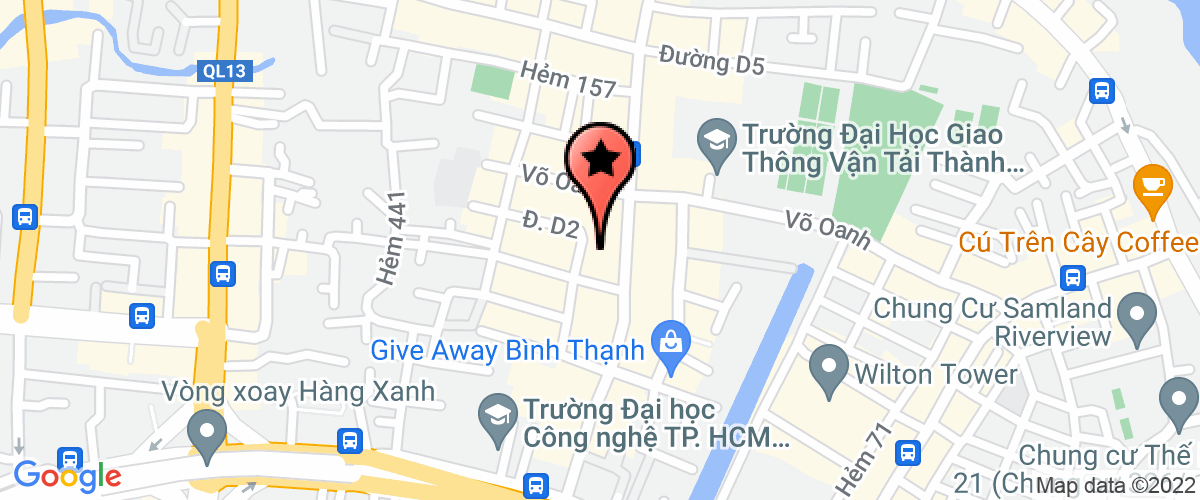 Map go to DNTN Nuoc Tinh Khiet Hoan Hao Production