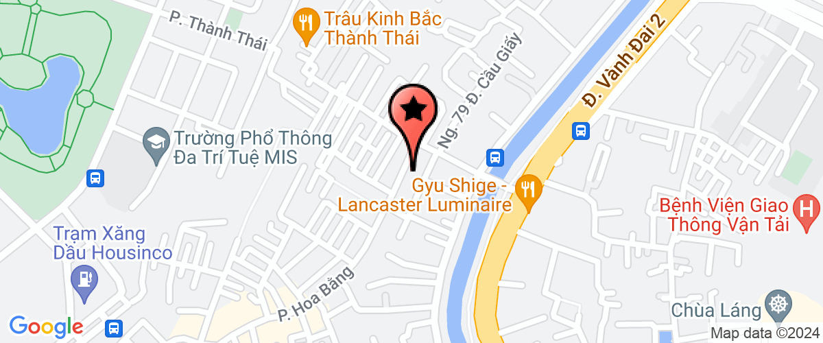 Map go to Yen Hoa Elementary School