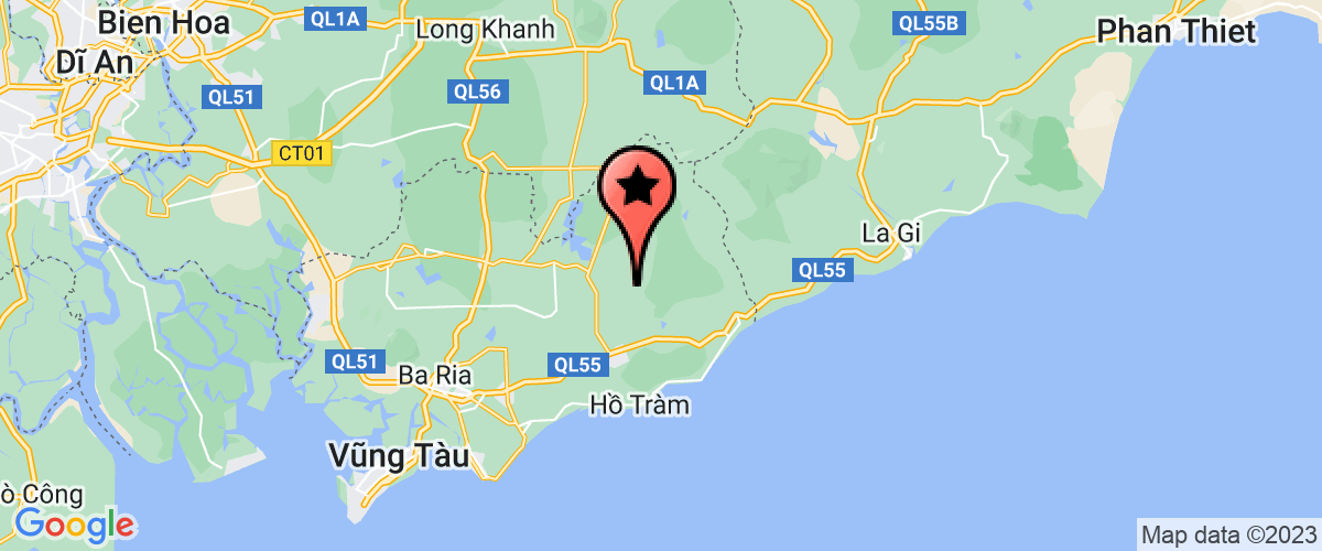 Map go to Khoan Gieng Dang Minh Service Construction Company Limited