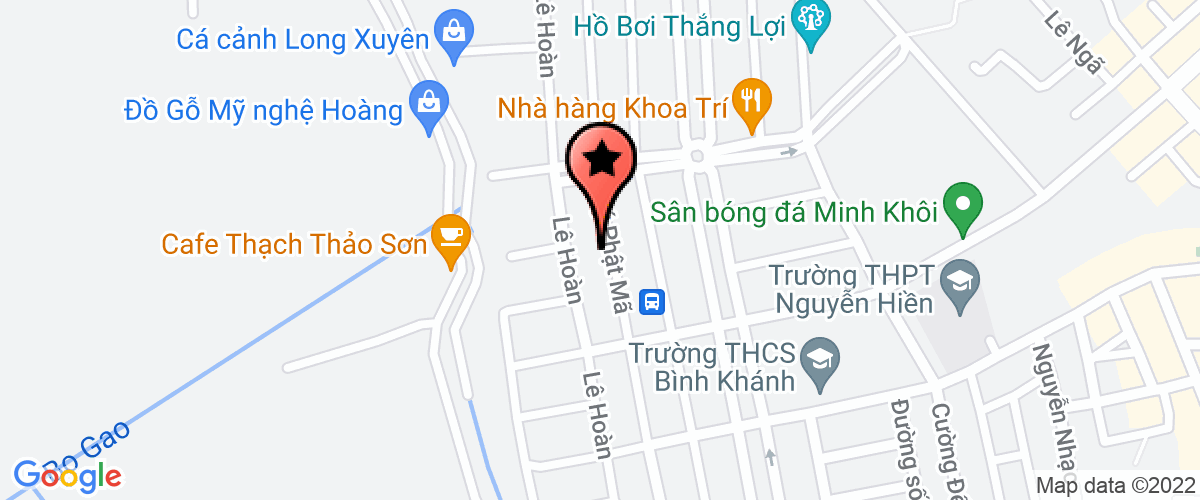 Map go to Mon Phai Tay Son Xuan Binh Company Limited