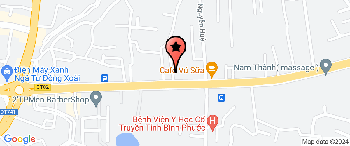 Map go to Trong Cuong Service Trading Production Company Limited