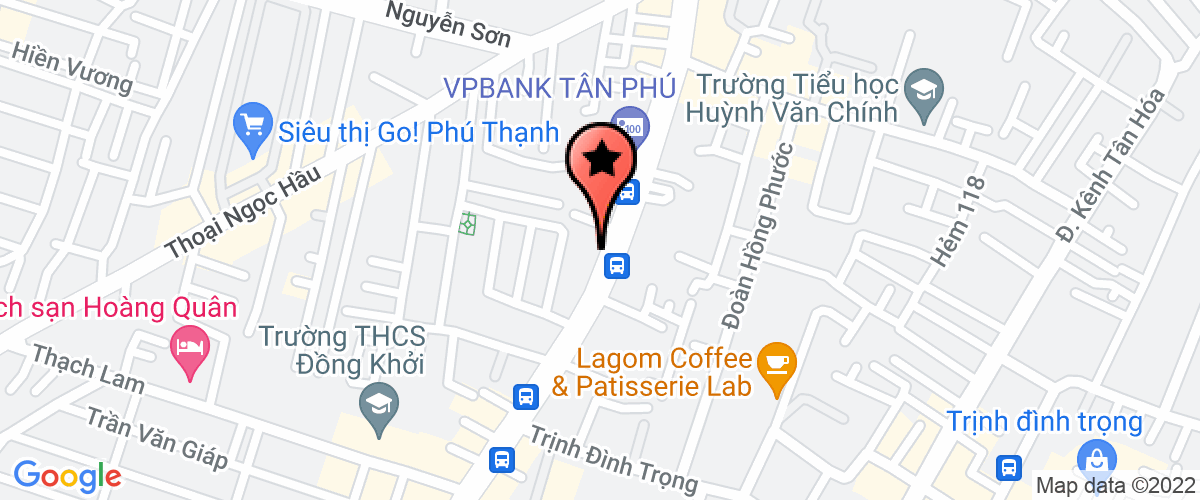 Bản đồ đến Công Ty TNHH Một Thành Viên Dịch Vụ Khách Sạn Hương Lan