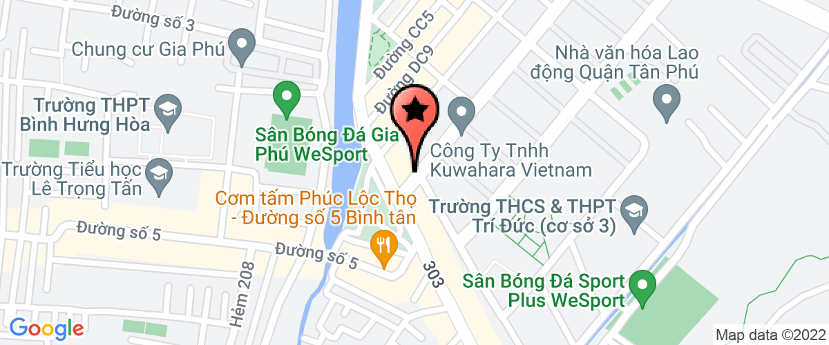 Map go to Toyoitec Viet Nam Co.,Ltd