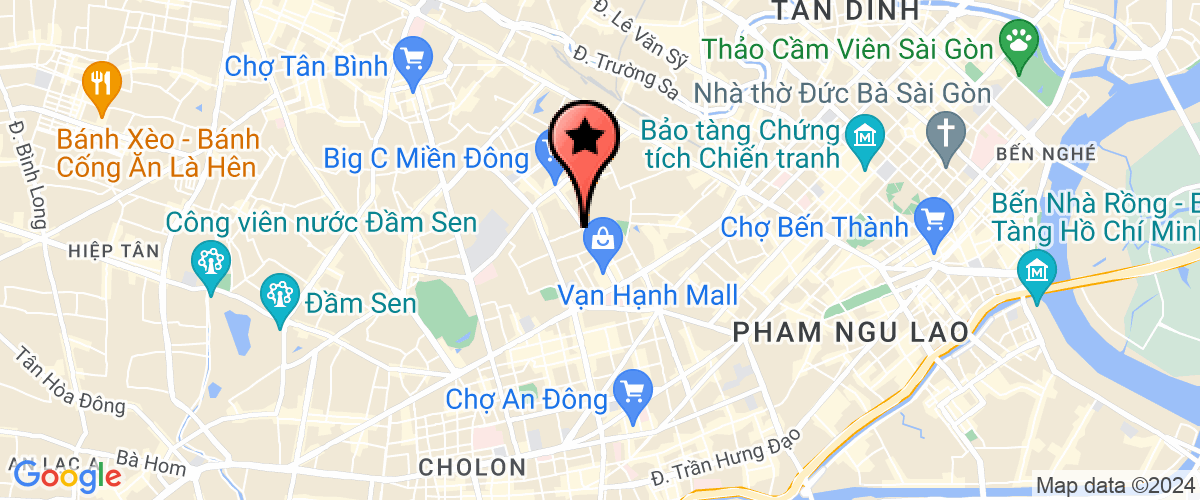 Map go to Nano Xanh VietNam Company Limited