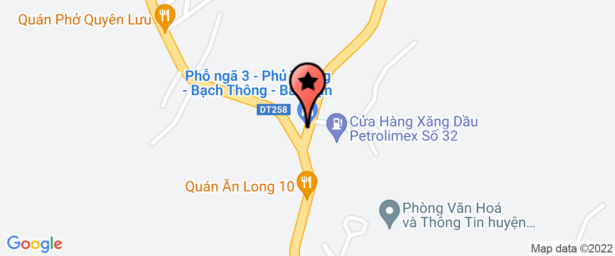 Bản đồ đến Phòng y tế huyện Bạch Thông