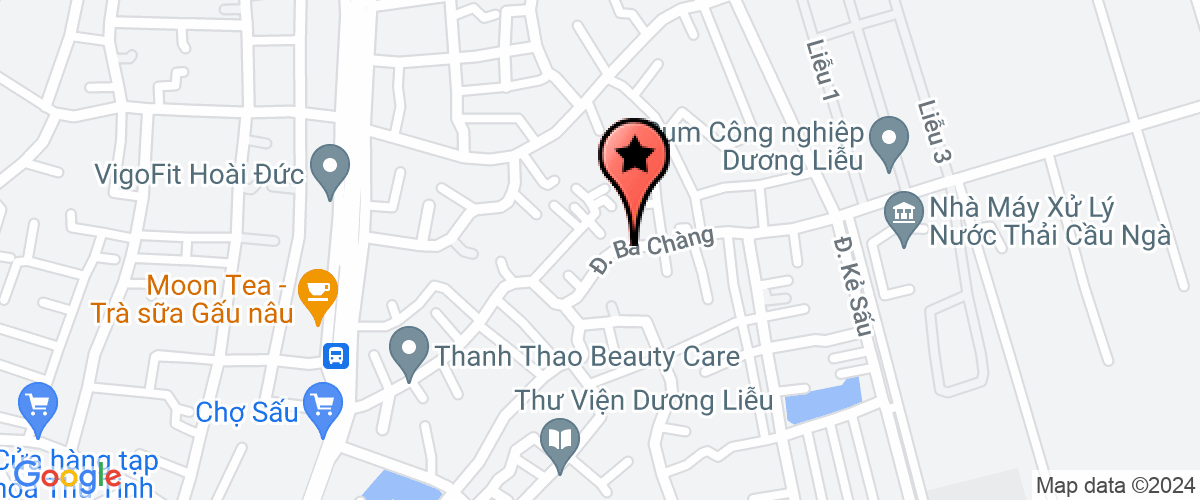 Map go to Que Duong Trading Production Company Limited