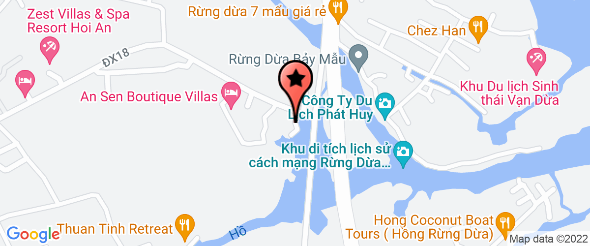 Map go to Nhat Quang Minh Hoi An Private Enterprise