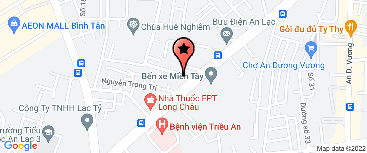 Bản đồ đến Công Ty TNHH Vũ Thảo Tâm