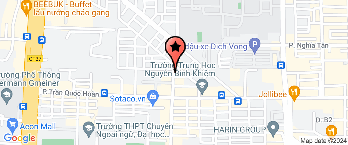 Bản đồ đến Công Ty Cổ Phần Liên Doanh Quốc Tế Tomex Việt Nam