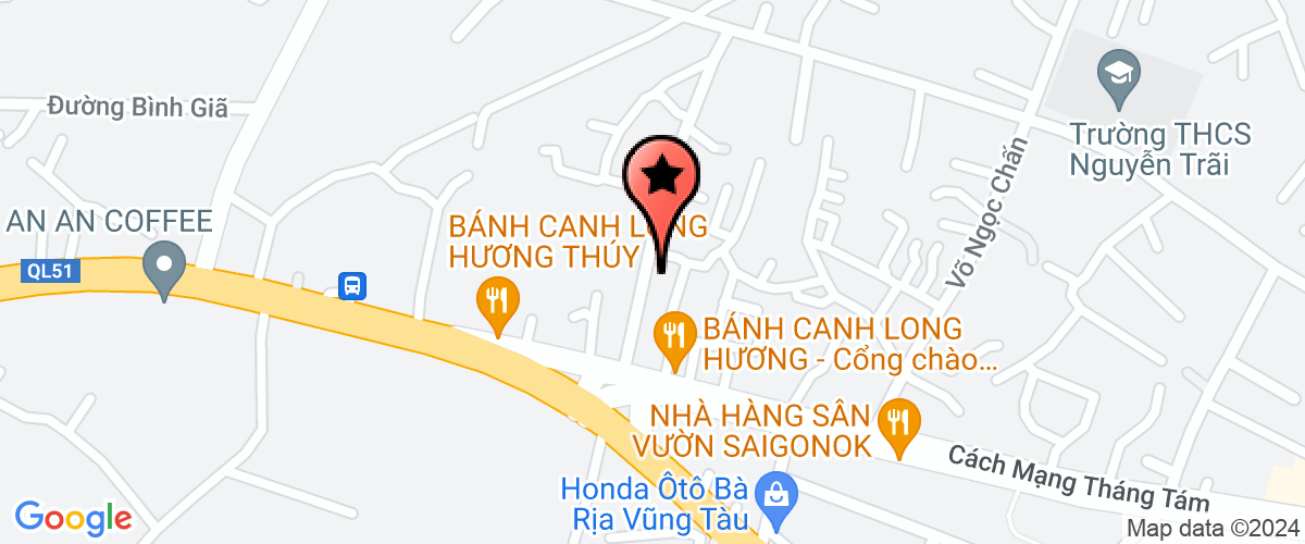 Map go to Trong Bin Company Limited