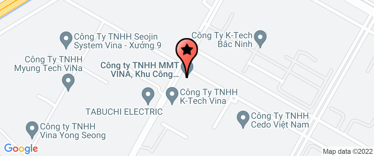 Map go to Dai Dong FASHION-Bac Ninh Company Limited