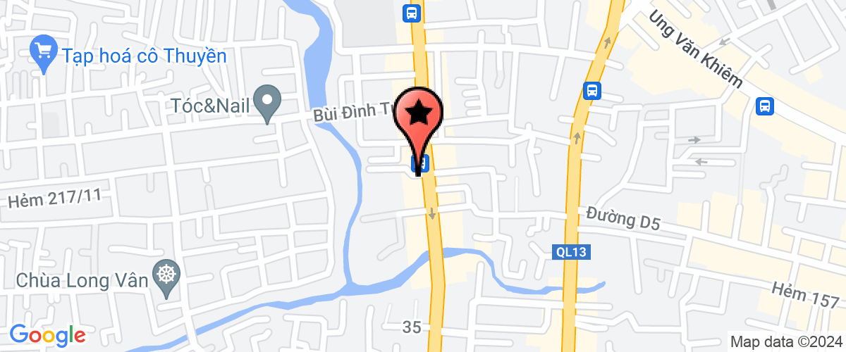 Map go to Sinh Canh Bien Import Export Service Company Limited