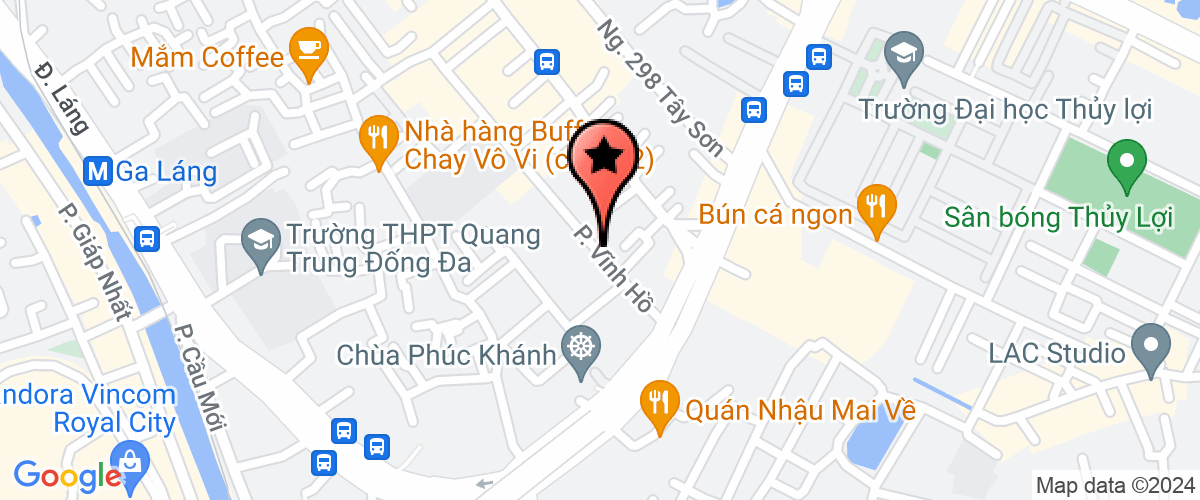 Map go to Thong Thai Import Export Joint Stock Company