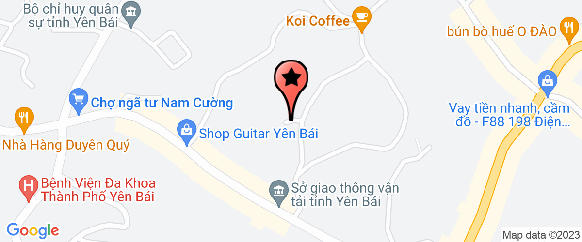 Map go to Bac Kan Electrical Power Company