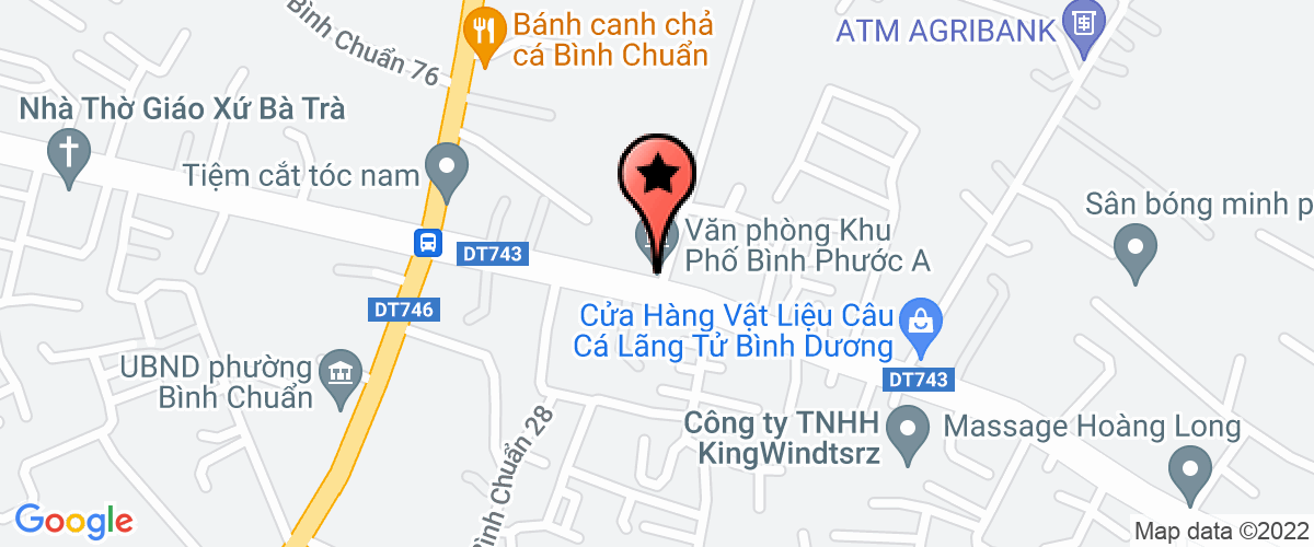 Map go to BOYRIVEN VietNam (Nop ho nha thau nuoc ngoai) Company Limited