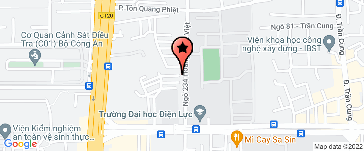 Map go to Hanoi International Education Corporation