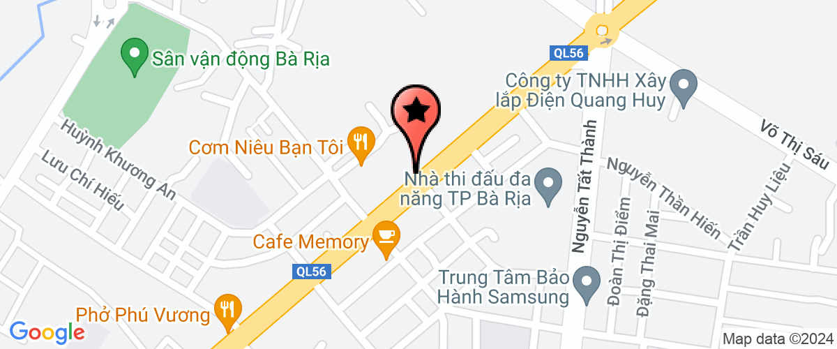 Map go to Toan Phuc Seafood Company Limited