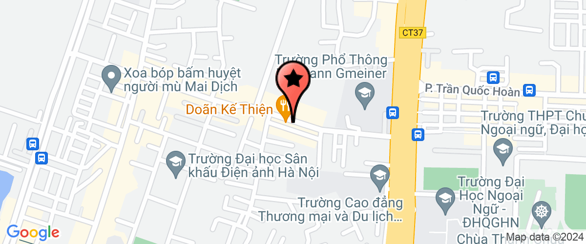 Map go to Limousine Huy Hoang Joint Stock Company