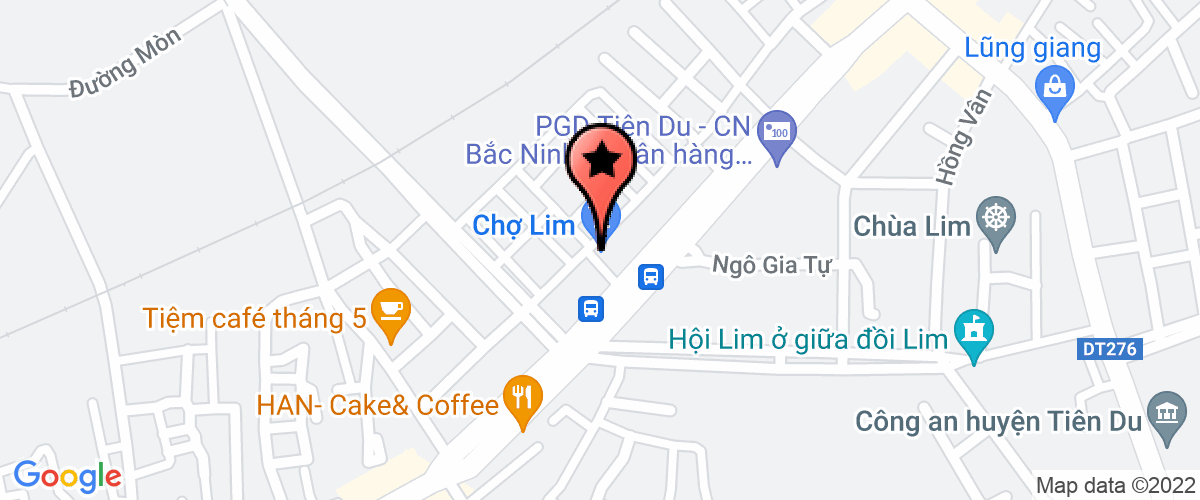 Map go to Huu Nghi A Thai International Import Export Trading Company Limited