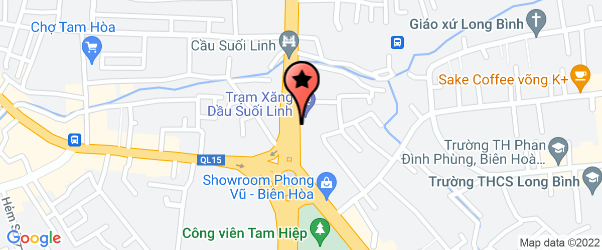 Map go to Tien Hung Phat Garment Company Limited