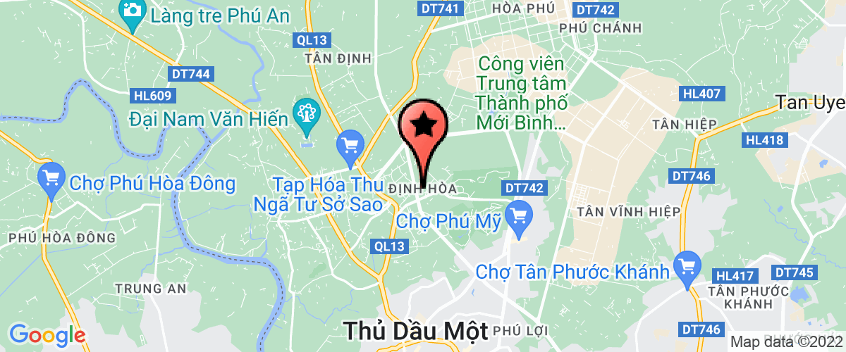 Map go to Hoang Phuc Mini Market Company Limited