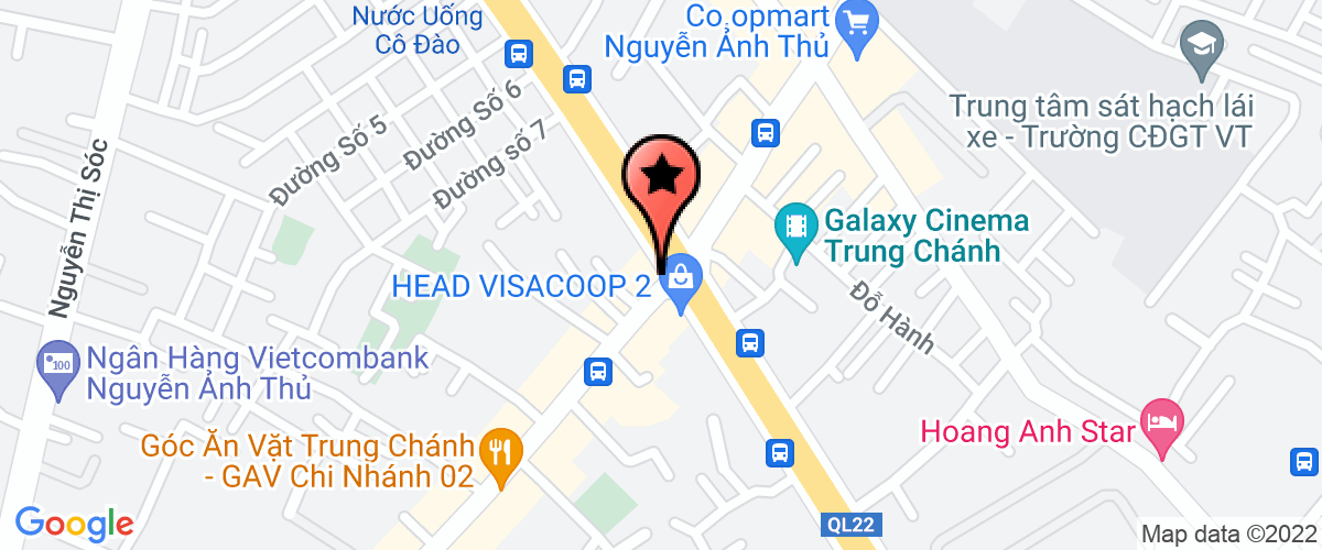Map go to Xanh World Production Company Limited