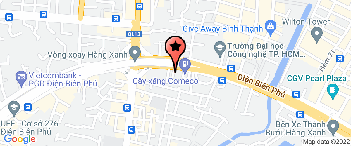 Map go to Quoc Cuong Service Construction Investment Company Limited