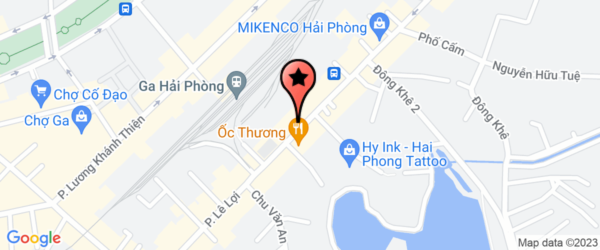 Map go to Nha Thieu nhi Quan Ngo Quyen