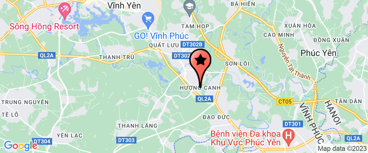 Bản đồ đến Công ty TNHH thương mại-vận tải và  sản xuất Thanh Nguyệt