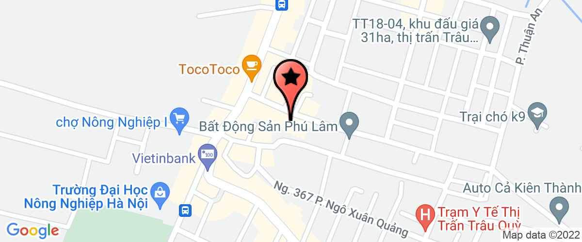Map go to Thien Duong Hoa DV & TM Joint Stock Company
