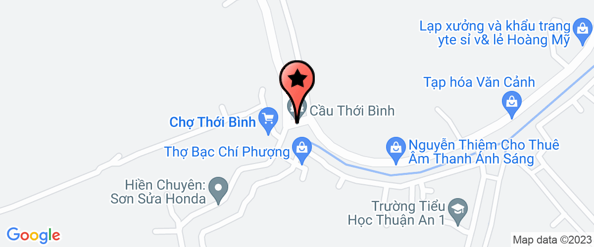 Map go to Nam Sanh Company Limited