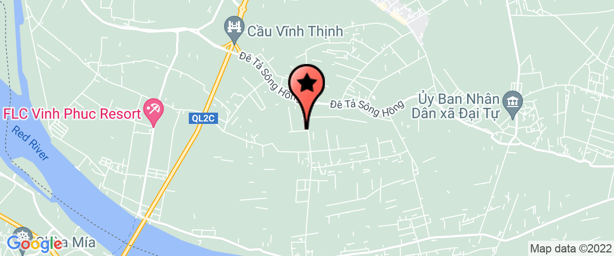 Map go to Phu Da Construction Consultant Company Limited