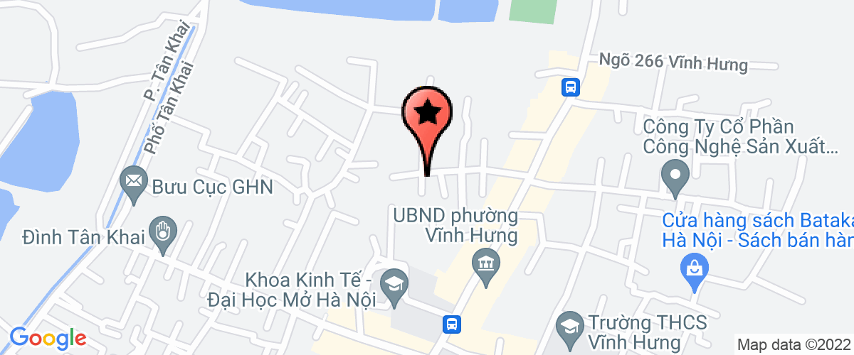 Bản đồ đến Công Ty TNHH Thương Mại Dịch Vụ Dvm Hà Nội