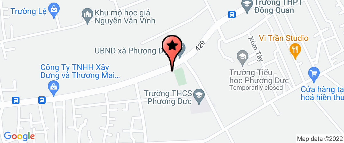 Map go to thuong mai Cuong Dung Company Limited