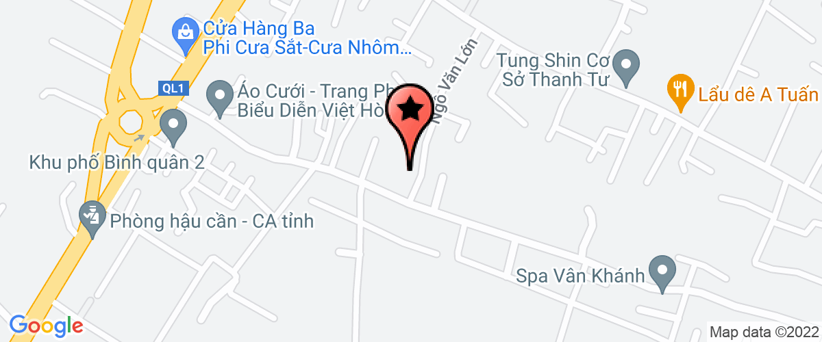 Map go to SX Mp Ngoc Lan Nhi Beauty Company Limited