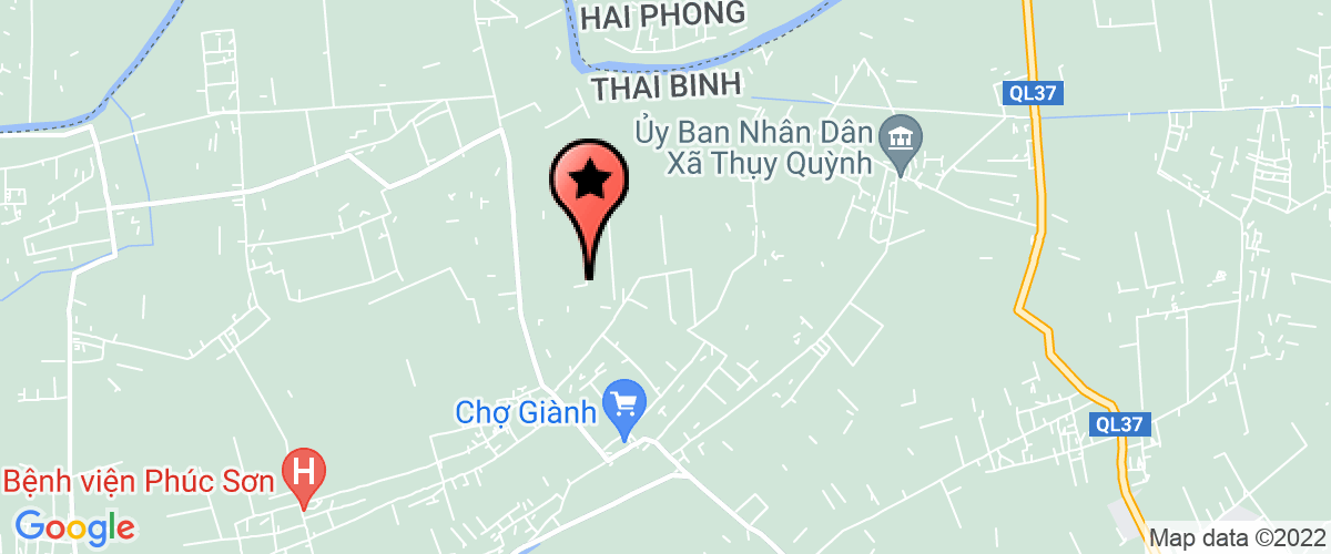 Map go to Uy ban Nhan dan xa Thuy Van