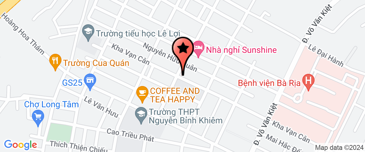 Map go to Thanh Nhon Trading Production Company Limited