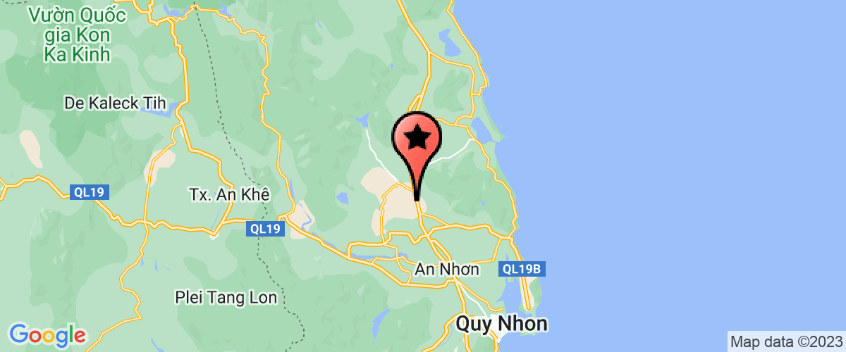 Map go to Nhon Hoi Water Joint Stock Company