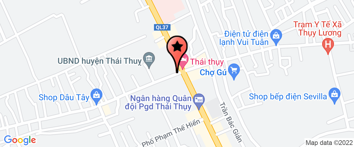 Map go to Hoa Phat Thai Binh Breeding Company Limited