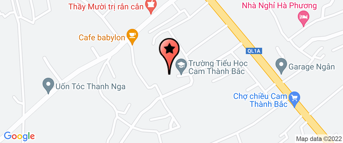 Map go to Cl Thanh Nhan Production Service Trading Private Enterprise