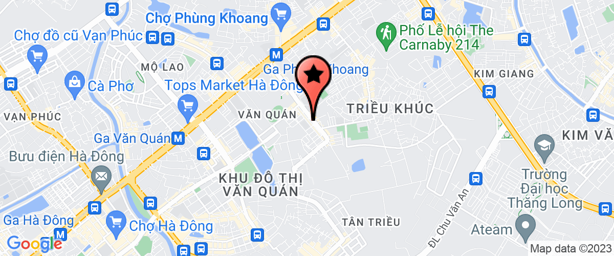 Map go to Tien Thinh Ha Noi Construction Consultant Joint Stock Company