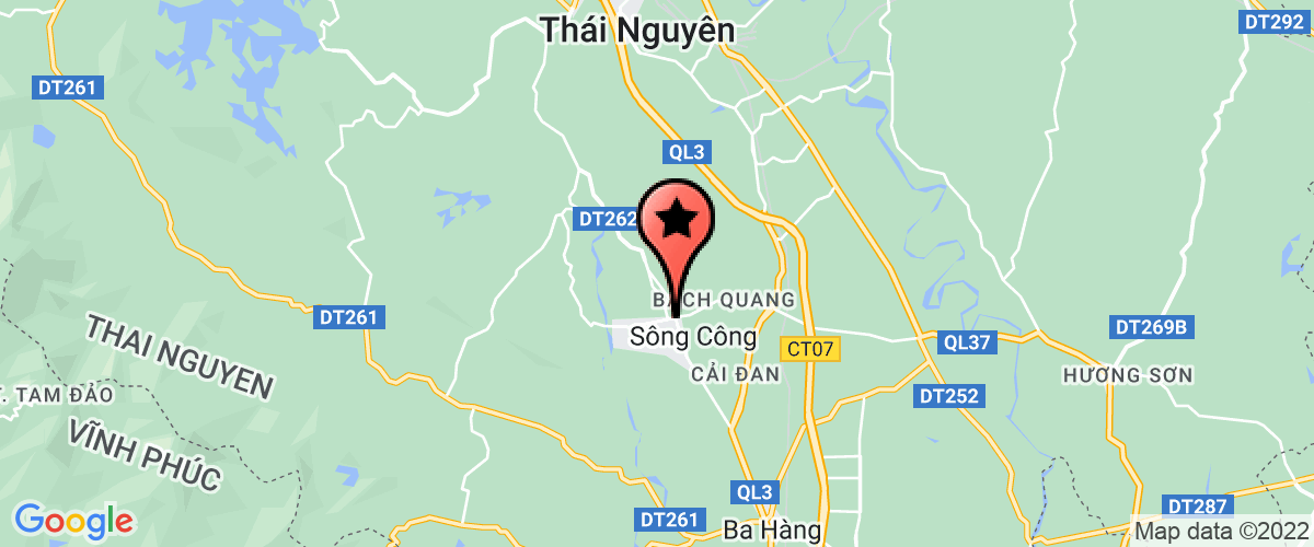 Map go to Ngoc Long Thai Nguyen Company Limited