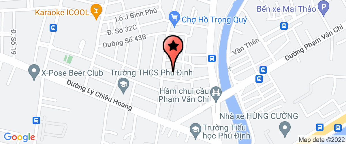 Bản đồ đến Công Ty TNHH Hóa Chất Chữa Cháy Sài Gòn