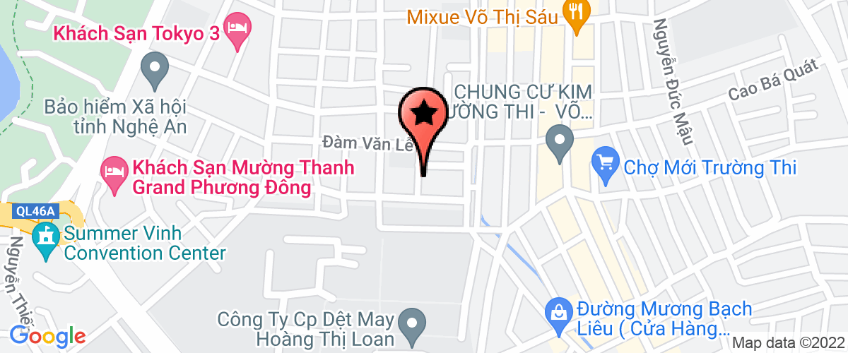 Map go to Truong Tho Nghe An Commercial Parmaceutial Cosmetics Company Limited