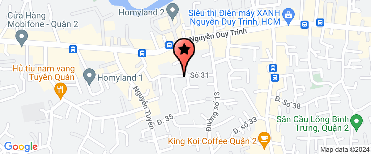 Map go to Khang Thinh Phat Design Company Limited