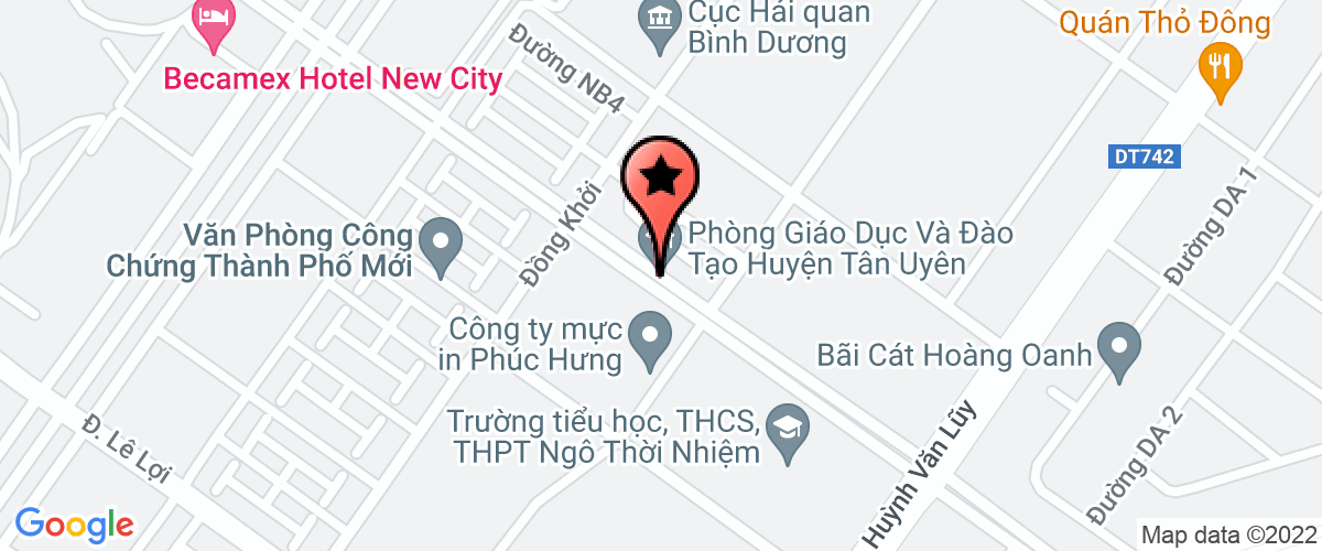 Map go to Thuong Mai Kim Phat Tien Service Company Limited