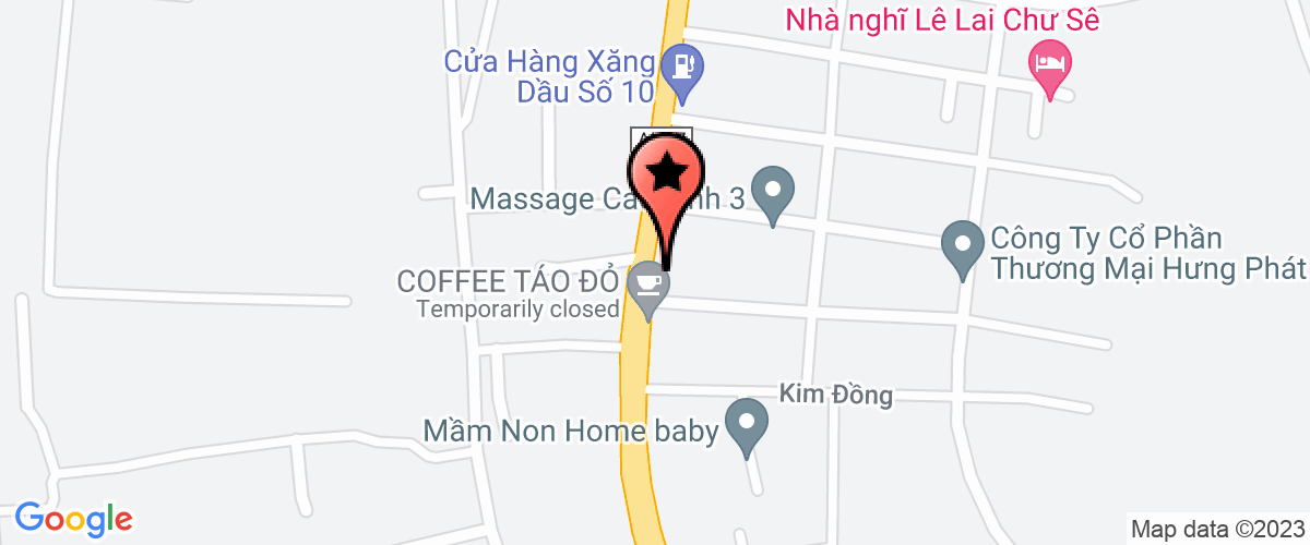 Map go to Anh Lan Gia Lai One Member Company Limited