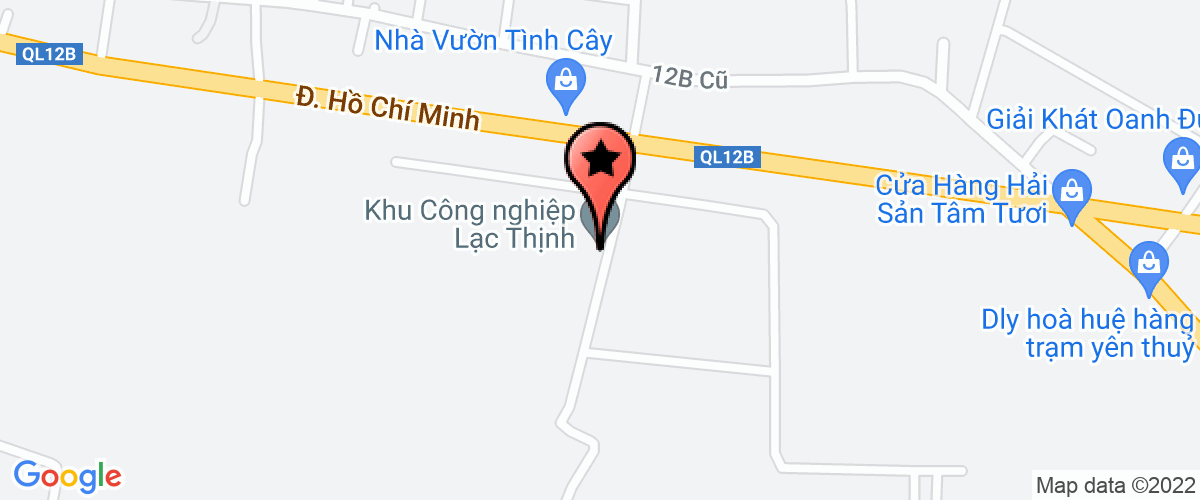 Map go to Bia Tiep Factory Company Limited