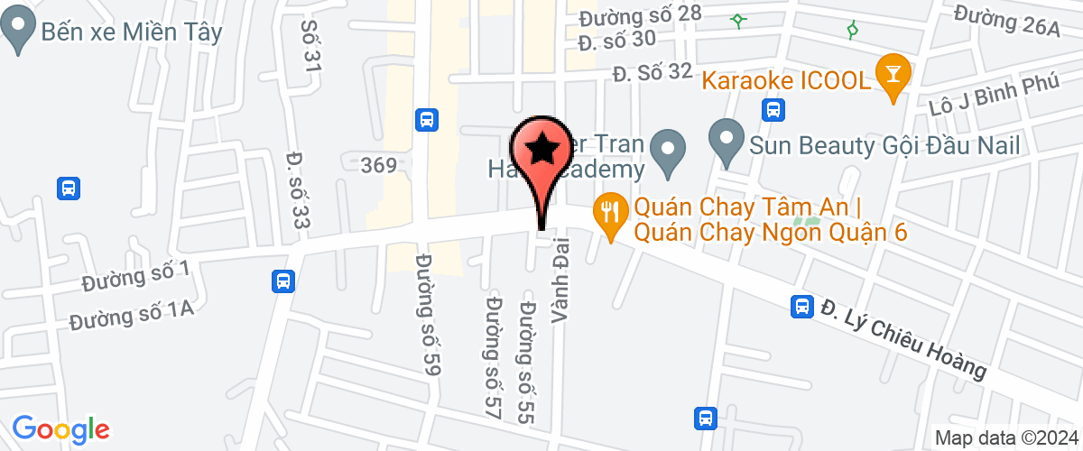 Map go to Dinh Thinh Construction Trading Company Limited